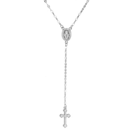 Vintage Bohemia Cross Necklace -Sterling Silver