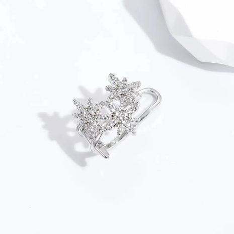 Eight-Pointed Star Earrings -Sterling Silver